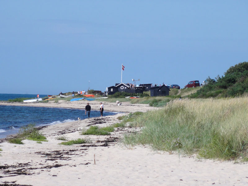 Sandstrand auf Bornholm an der Ostseeküste