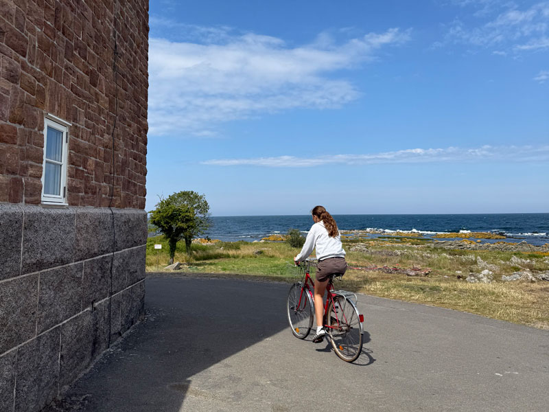 Radwegkennzeichnung Bornholm