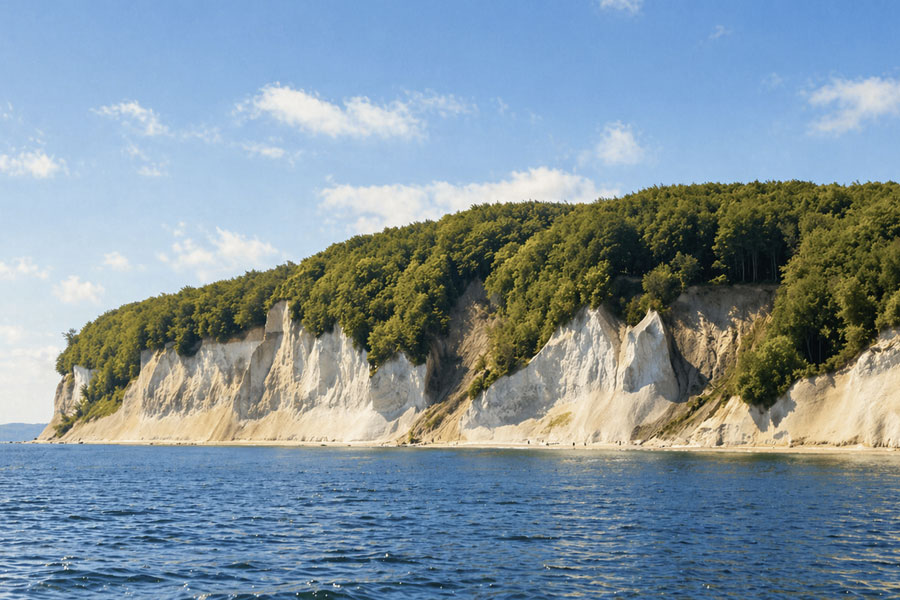 Kreidefelsen bei Sassnitz auf Rügen